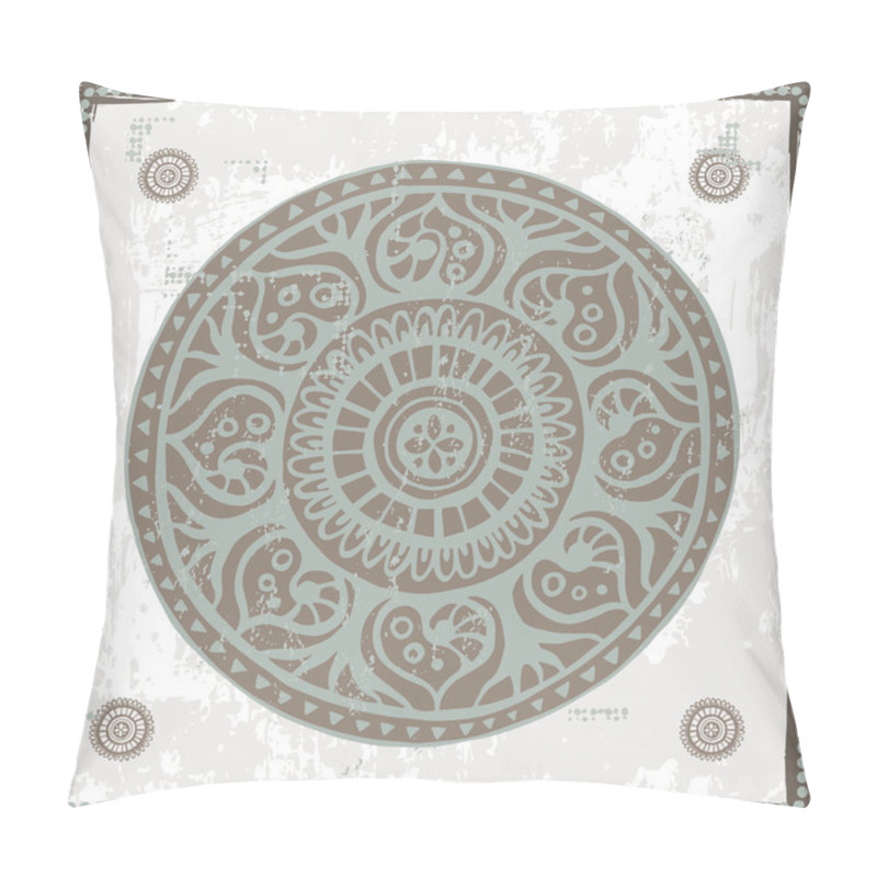 Personality  Hand Drawn Ethnic  Mandala Pillow Covers