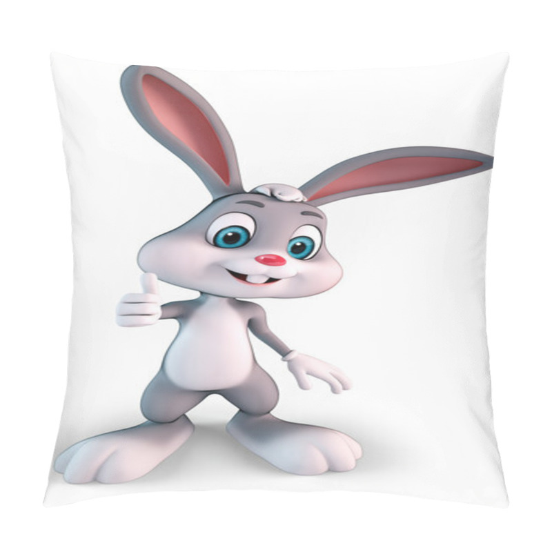 Personality  Happy Smiling Bunny Pillow Covers