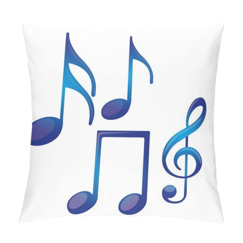 Personality  Music Notes Pillow Covers