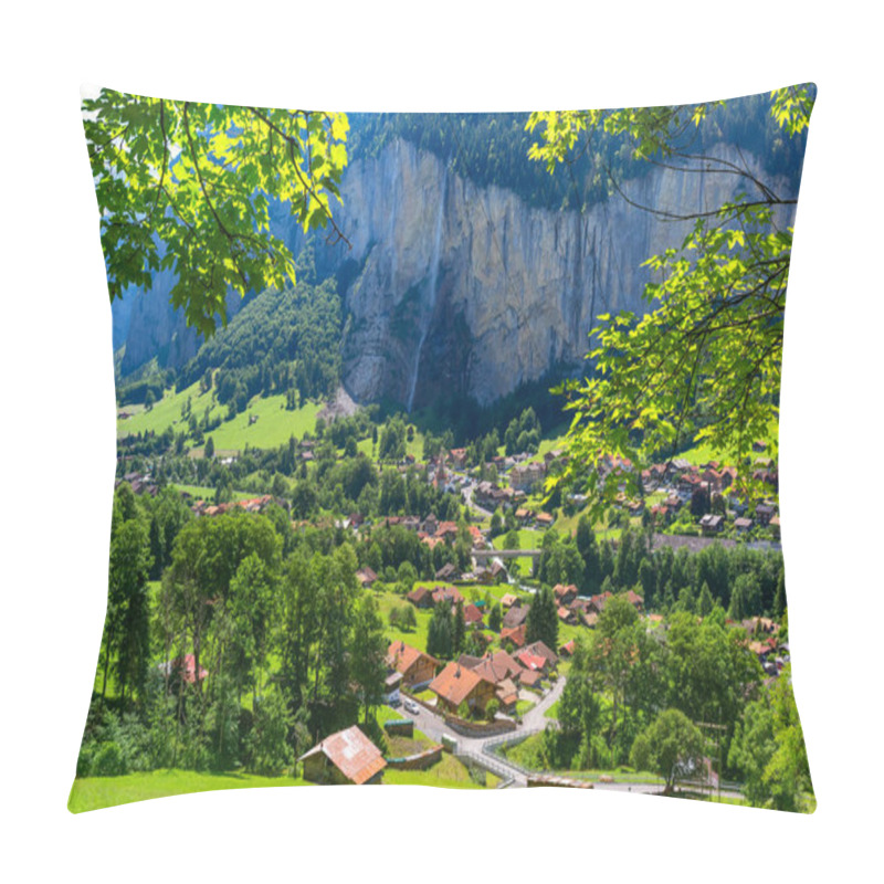 Personality  Lauterbrunnen Valley In Switzerland Pillow Covers