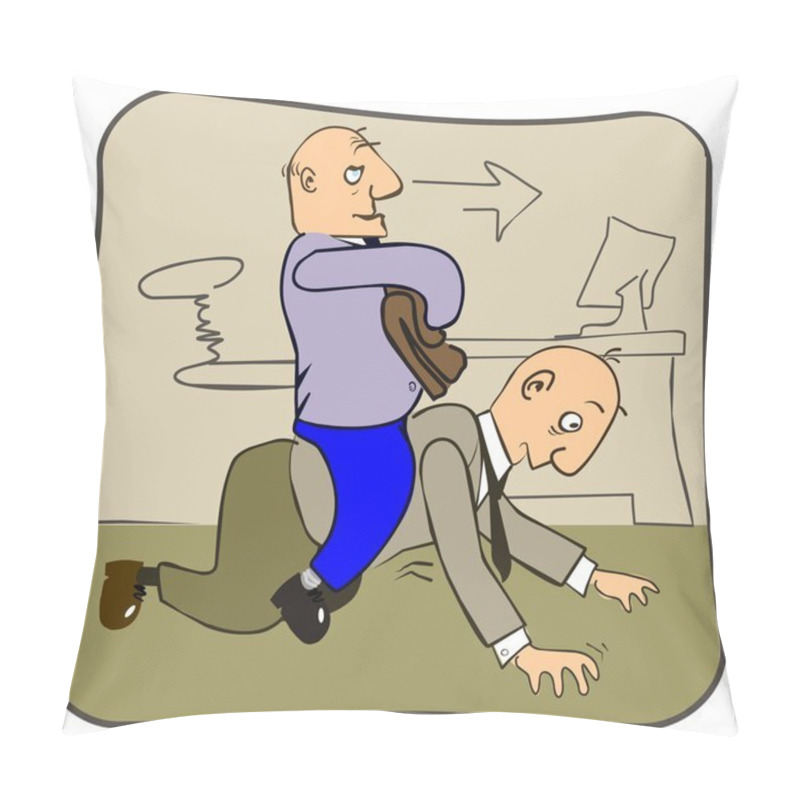 Personality  The Heads Goes On The Subordinate. Pillow Covers