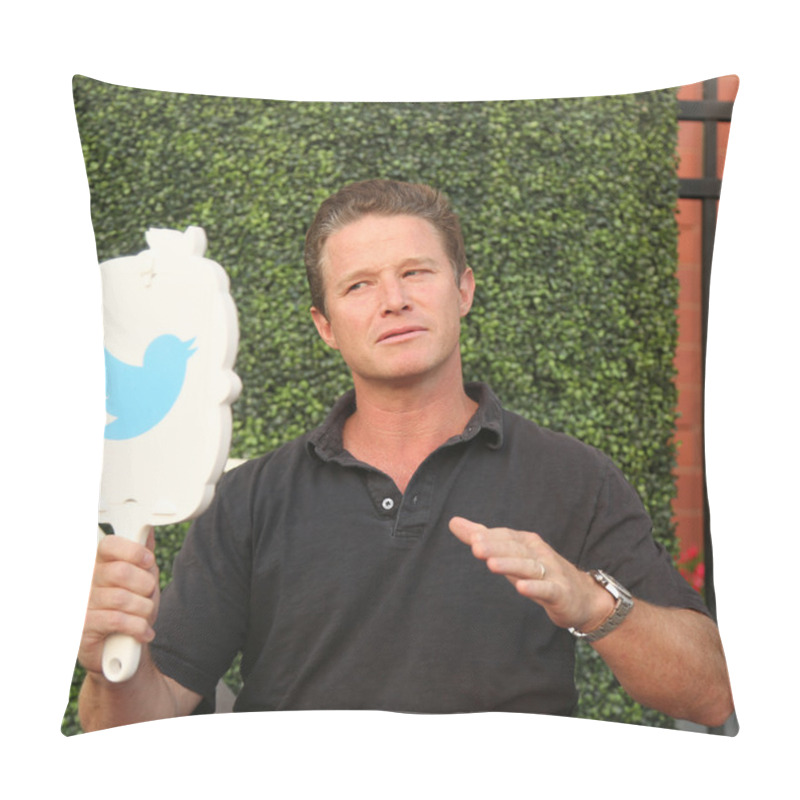 Personality  TV Personality Billy Bush Attends US Open 2016 Semifinal Match At USTA Billie Jean King National Tennis Center In New York  Pillow Covers