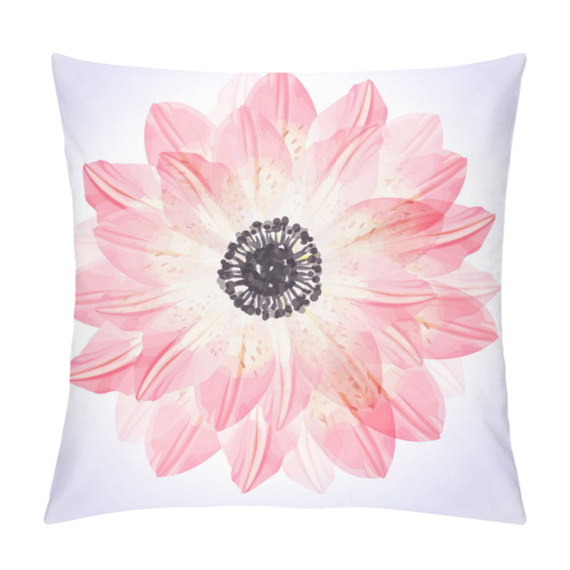 Personality  Seamless Floral Pattern With Pink Flower Petal Pillow Covers