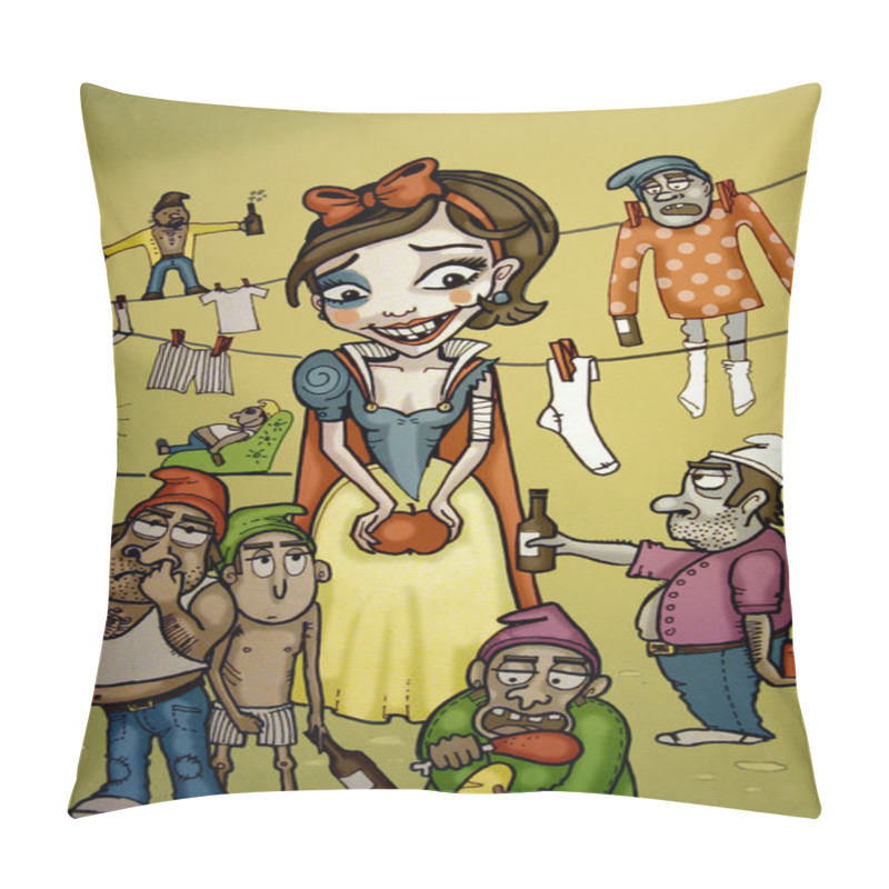 Personality  Snow White Pillow Covers