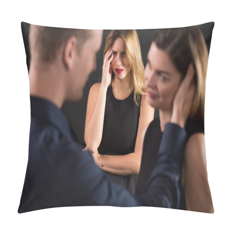 Personality  Betrayed Wife And Unfaithful Husband Pillow Covers