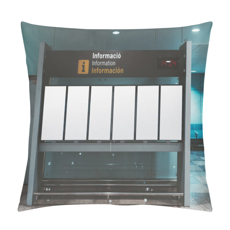 Personality  Template Of Departure Arrival Board Pillow Covers