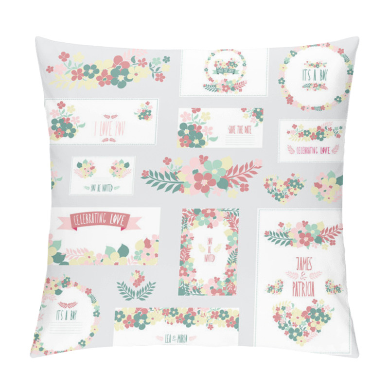 Personality  Floral Cards Set Pillow Covers