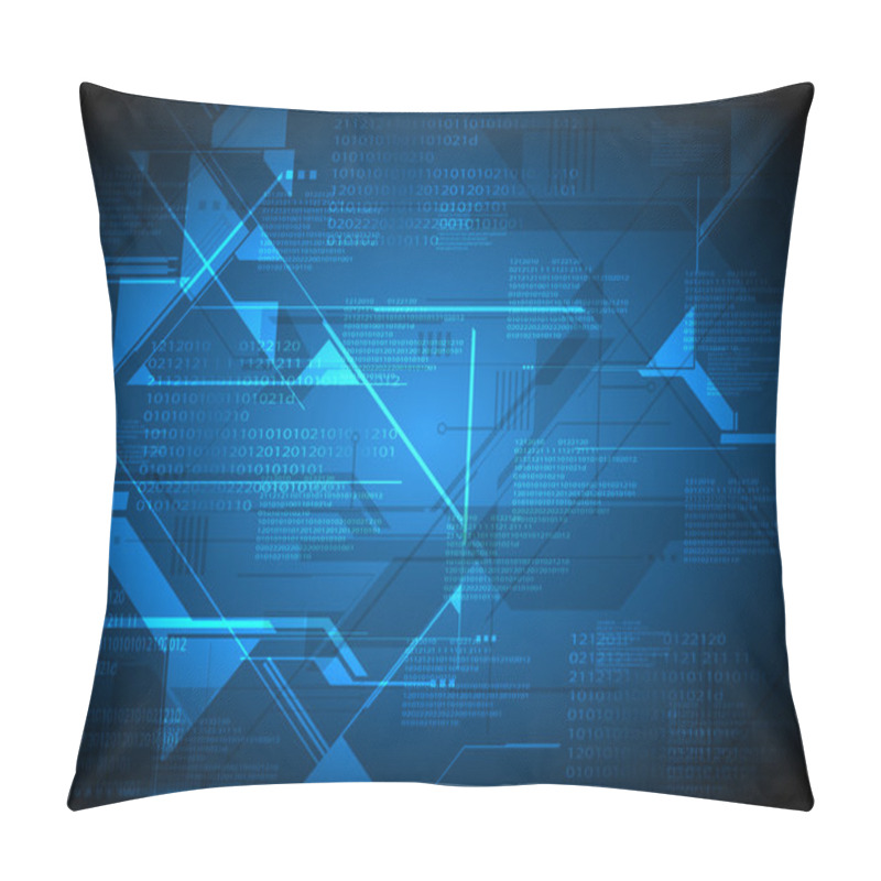 Personality  Abstract Technology Background Pillow Covers