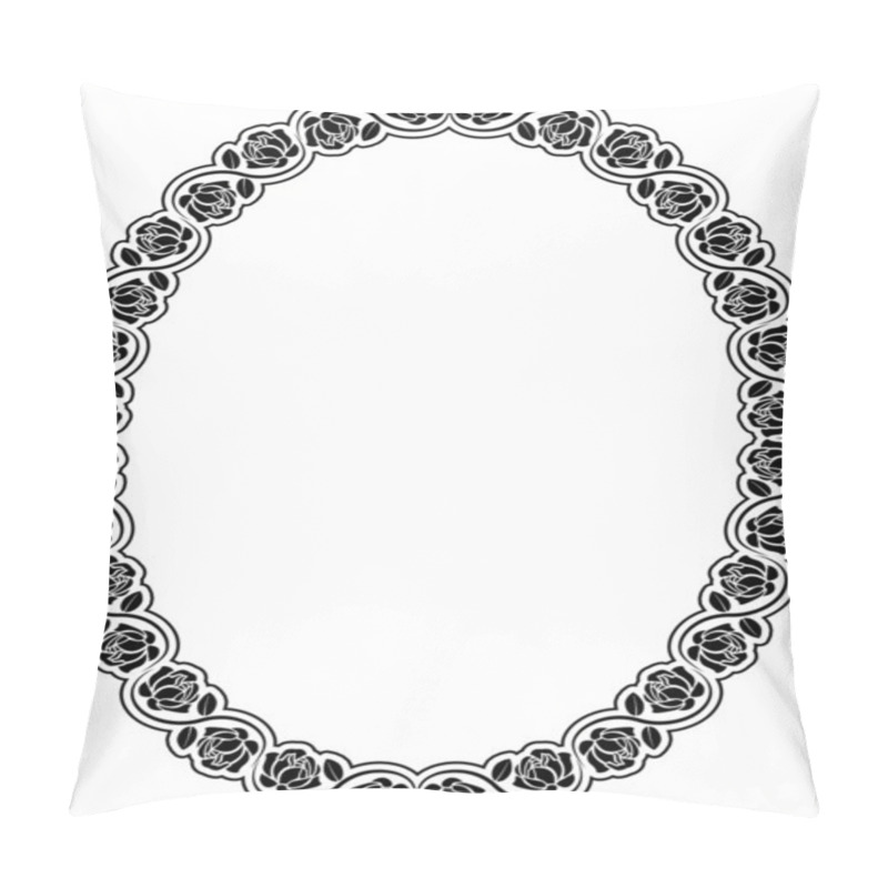 Personality  Frame With Roses Pillow Covers