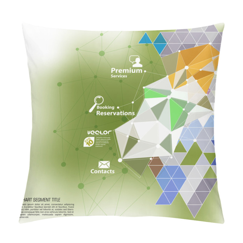 Personality  Abstract Mesh Background Pillow Covers