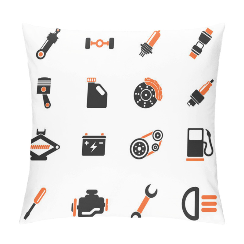 Personality  Car Interface Sign Pillow Covers