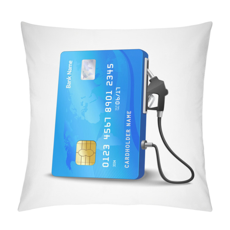 Personality  Credit Card Gas Station Pillow Covers