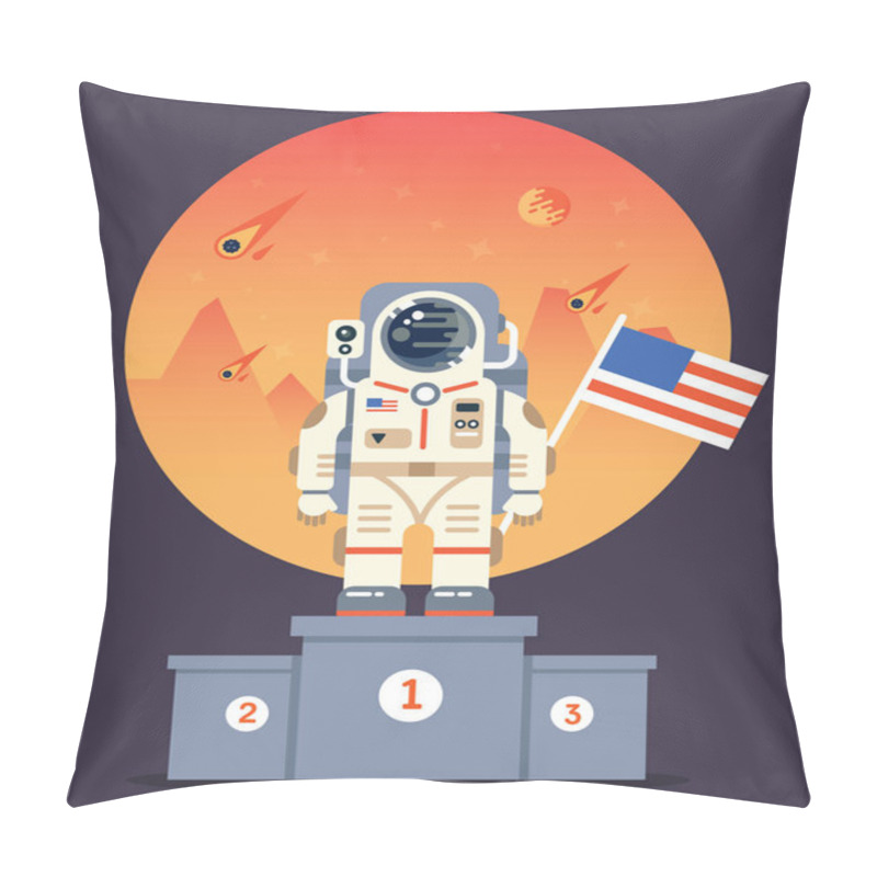 Personality  Good Concept Of Mars Colonization Mission One. Pillow Covers