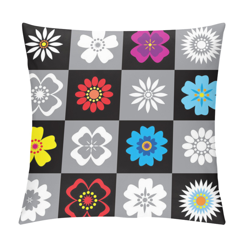 Personality  Flowers Pillow Covers