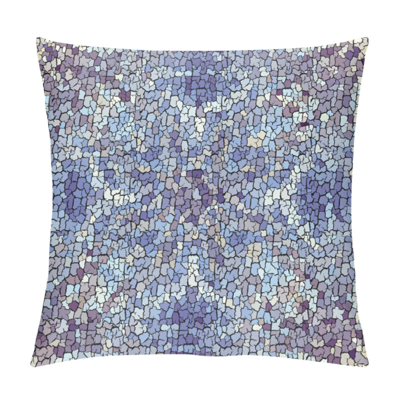 Personality  Seamless Grunge Abstract Square Pattern. Paint Grunge Cracks. Pillow Covers