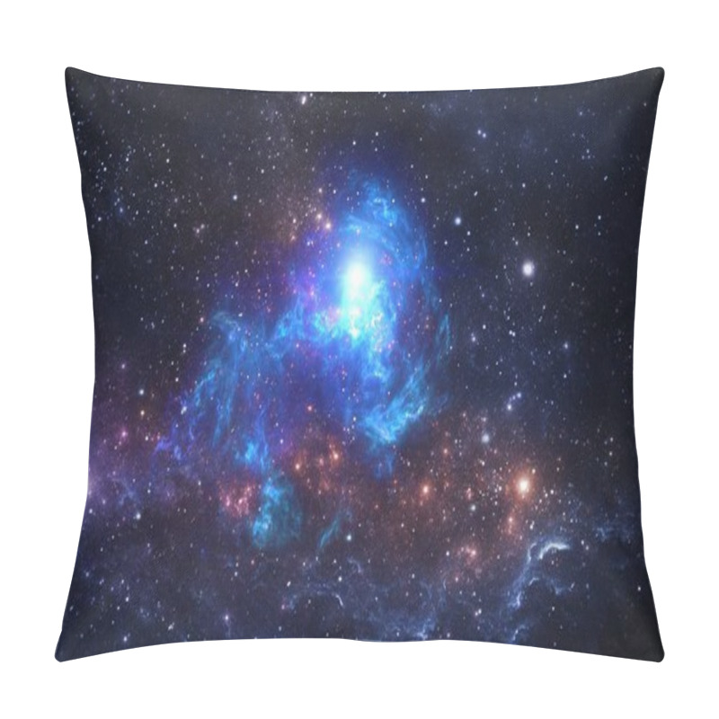 Personality  Planets And Galaxy, Science Fiction Wallpaper. Beauty Of Deep Space. Billions Of Galaxy In The Universe Cosmic Art Background Pillow Covers