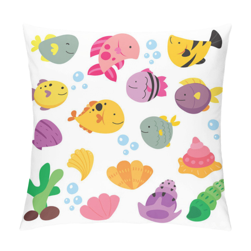 Personality  Ocean Animals Collection Design Pillow Covers