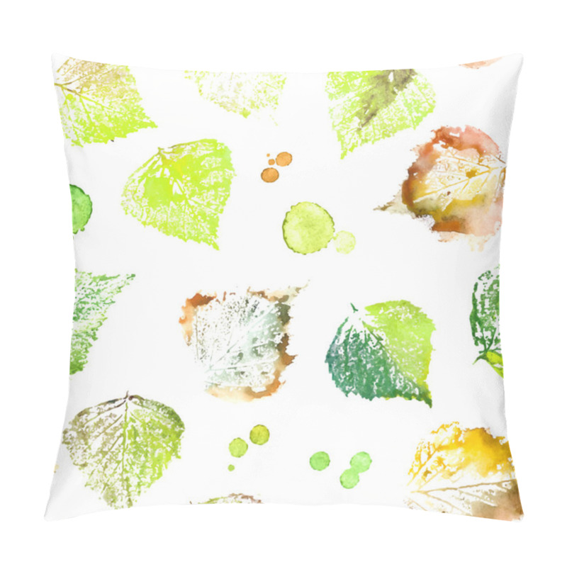 Personality  Seamless Pattern With Leaves Pillow Covers