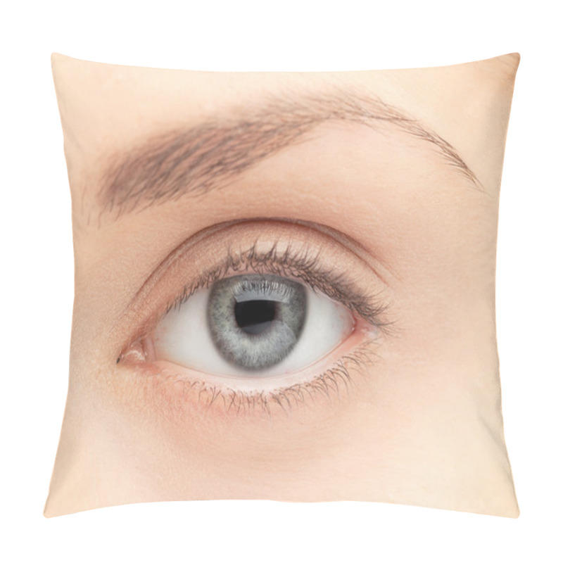 Personality  Macro Image Of Human Eye Pillow Covers