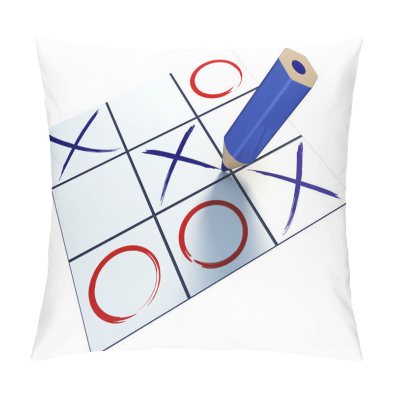 Personality  Tic-tac-toe Pillow Covers