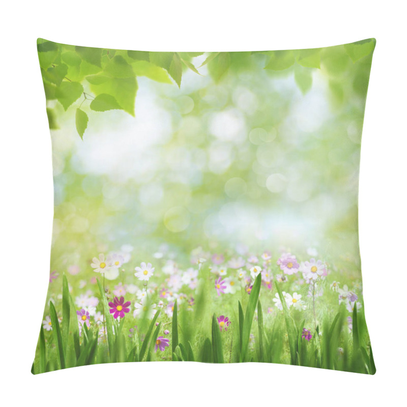 Personality   Blooming Flowers And Tree Leaves Pillow Covers