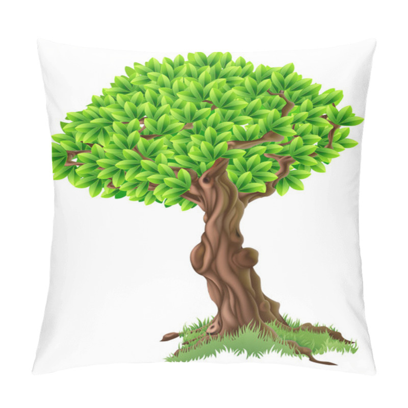 Personality  Tree Illustration Pillow Covers