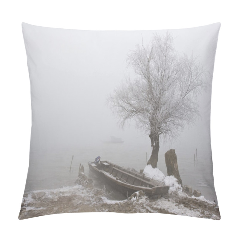 Personality  Traditional Fishing Boats Pillow Covers