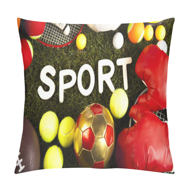 Personality  Sport Equipment And Balls Pillow Covers