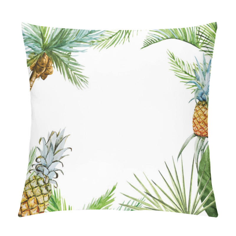 Personality  Tropical Frame Vector Pillow Covers