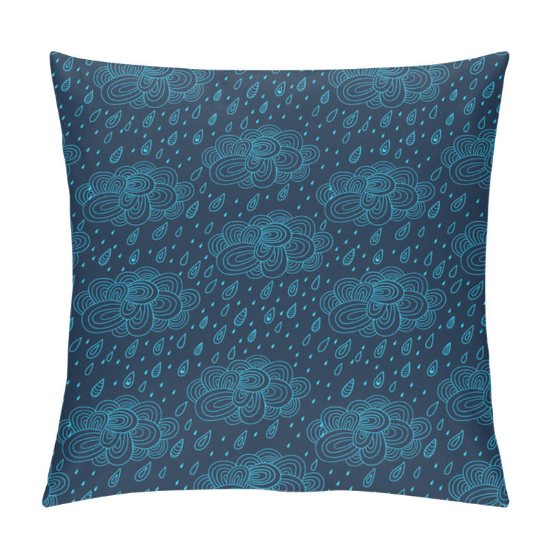 Personality  Seamless Pattern With Clouds Pillow Covers