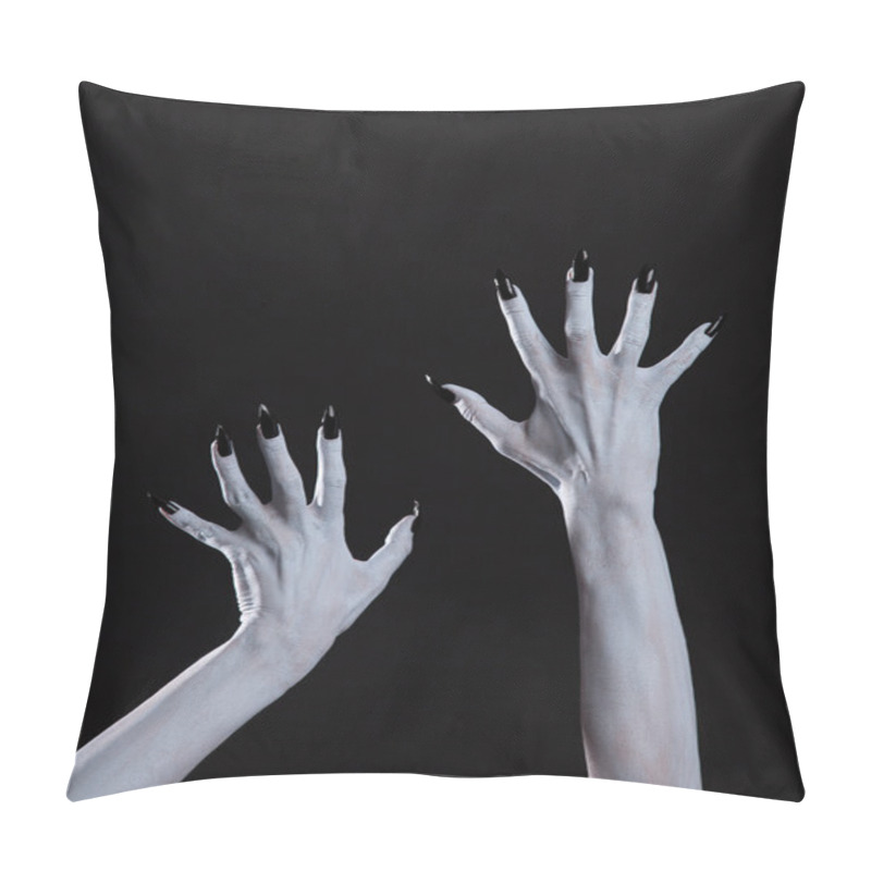 Personality  White Ghost Or Witch Hands Pillow Covers