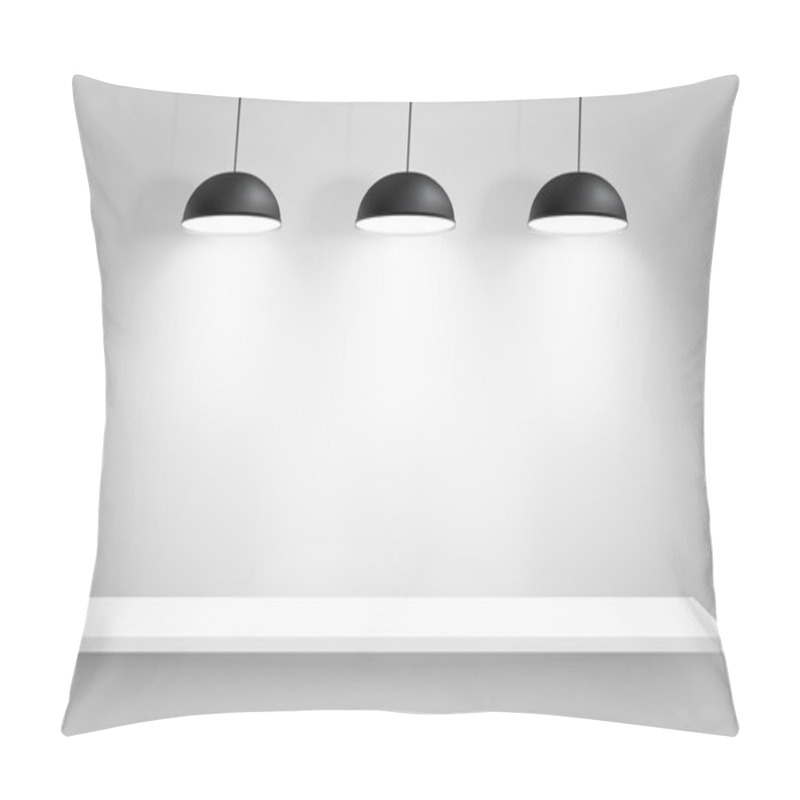 Personality  Black Ceiling Lamps. Vector Pillow Covers