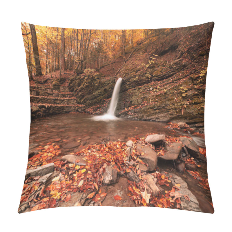 Personality  Autumn Mountain Waterfall Pillow Covers