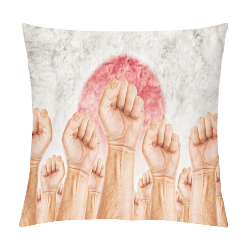 Personality  Japan Labour Movement, Workers Union Strike Pillow Covers