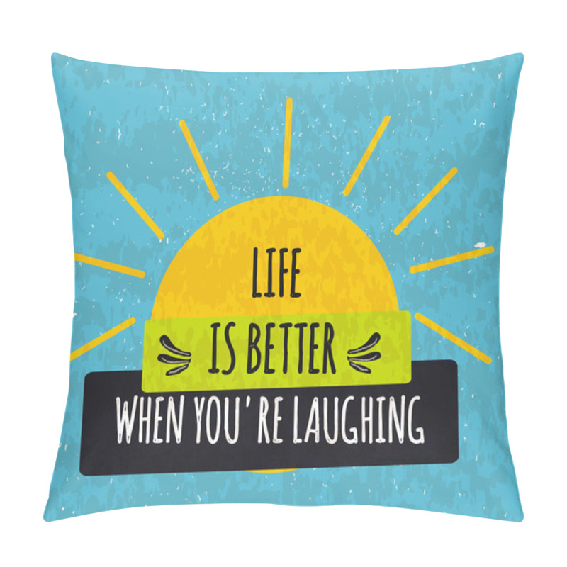 Personality  Colorful Typographic Motivational Poster To Raise Faith In Yourself And Your Strength. The Series Of Business Concepts On A Textured Background Of Life. Vector Pillow Covers