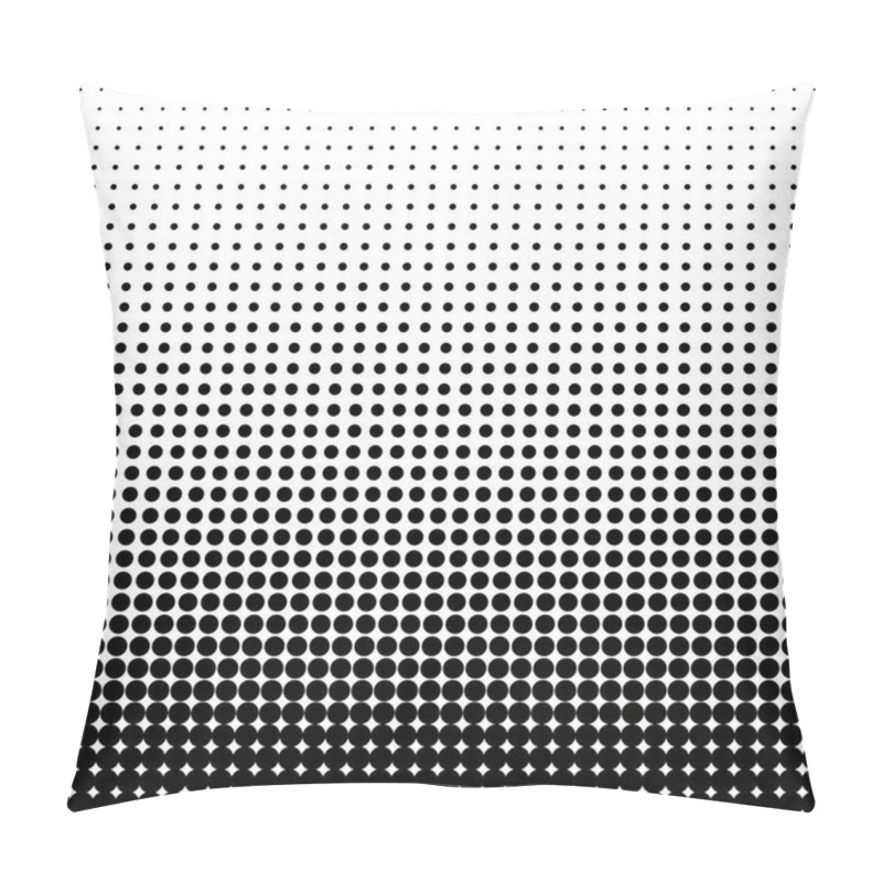 Personality  Halftone Doted Abstract Background. Black And White Vector Pattern. Pillow Covers