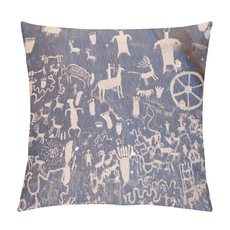 Personality  Indian Petroglyph Pillow Covers