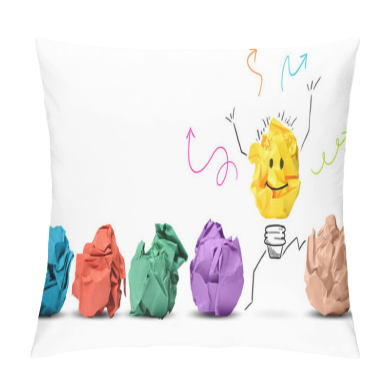 Personality  Idea And Innovation Concept Pillow Covers