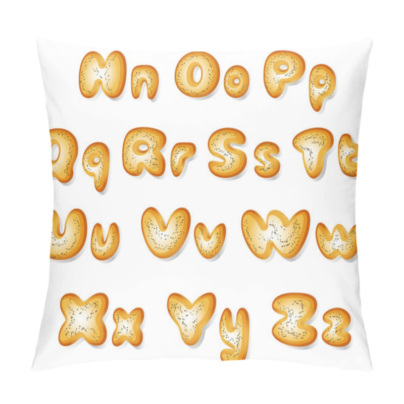 Personality  Abc Made Of Bread Cakes Set2 Pillow Covers