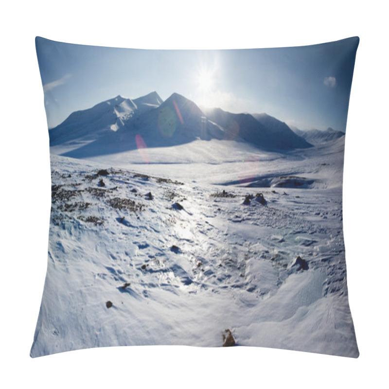 Personality  Snow Covered Mountain Pillow Covers