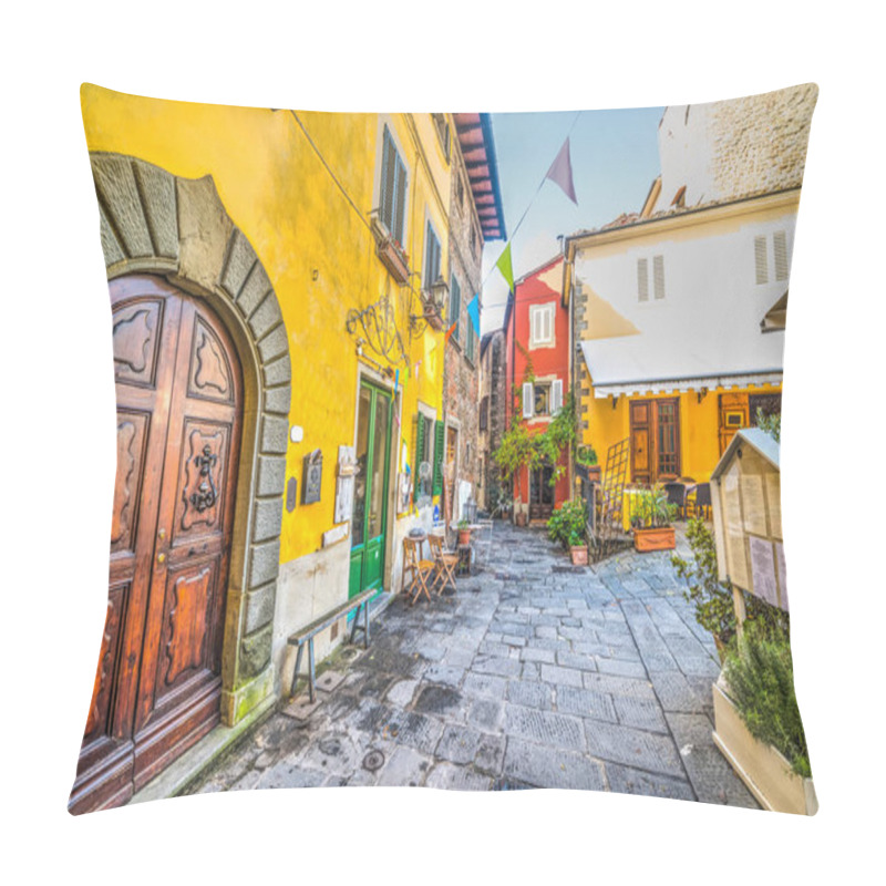 Personality  Picturesque Square In Montecatini Pillow Covers