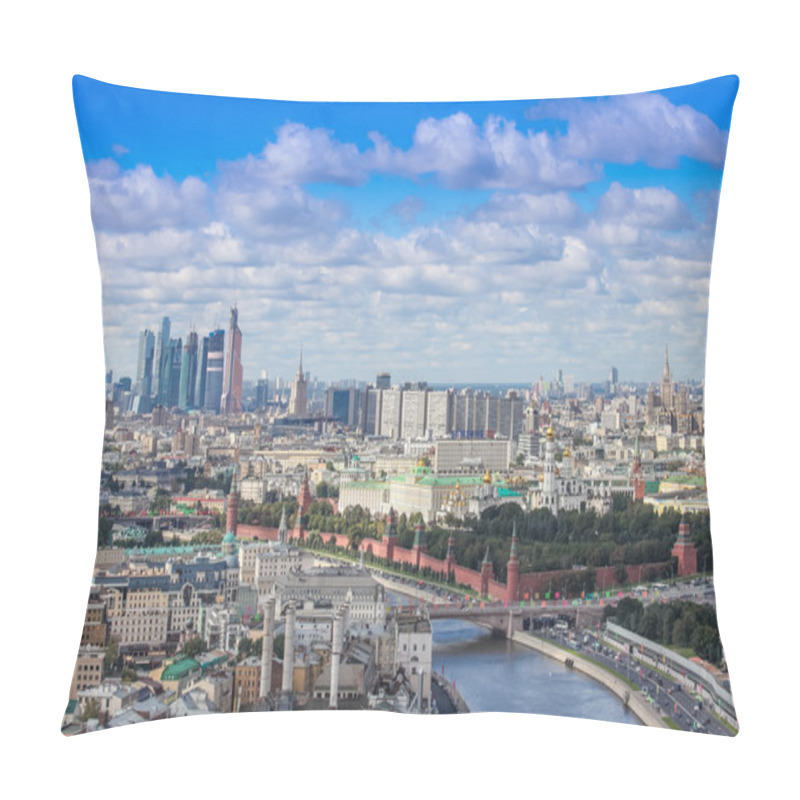 Personality  Aerial Moscow Center Heart Panorama Pillow Covers