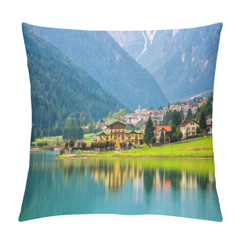 Personality  Mountain Village In Auronzo Di Cadore, Italy Pillow Covers