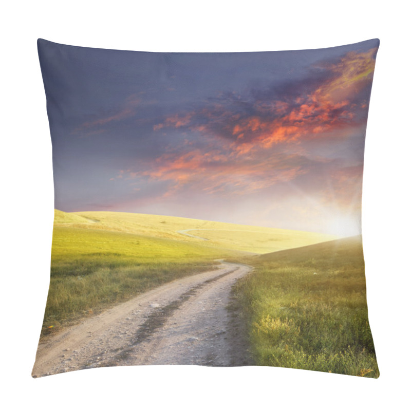 Personality  Rural Road Pillow Covers