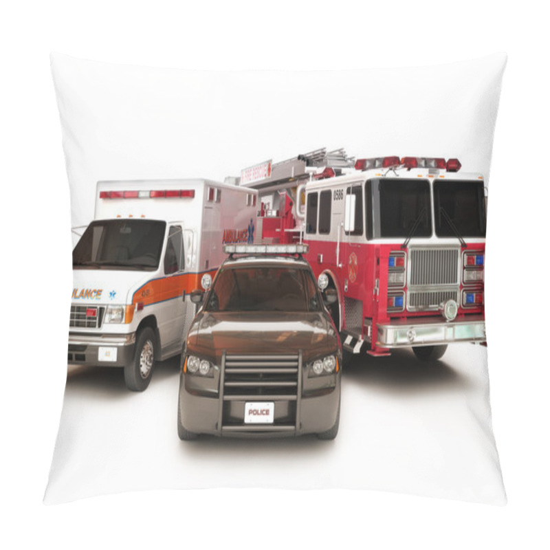 Personality  First Reponder Vehicles Pillow Covers