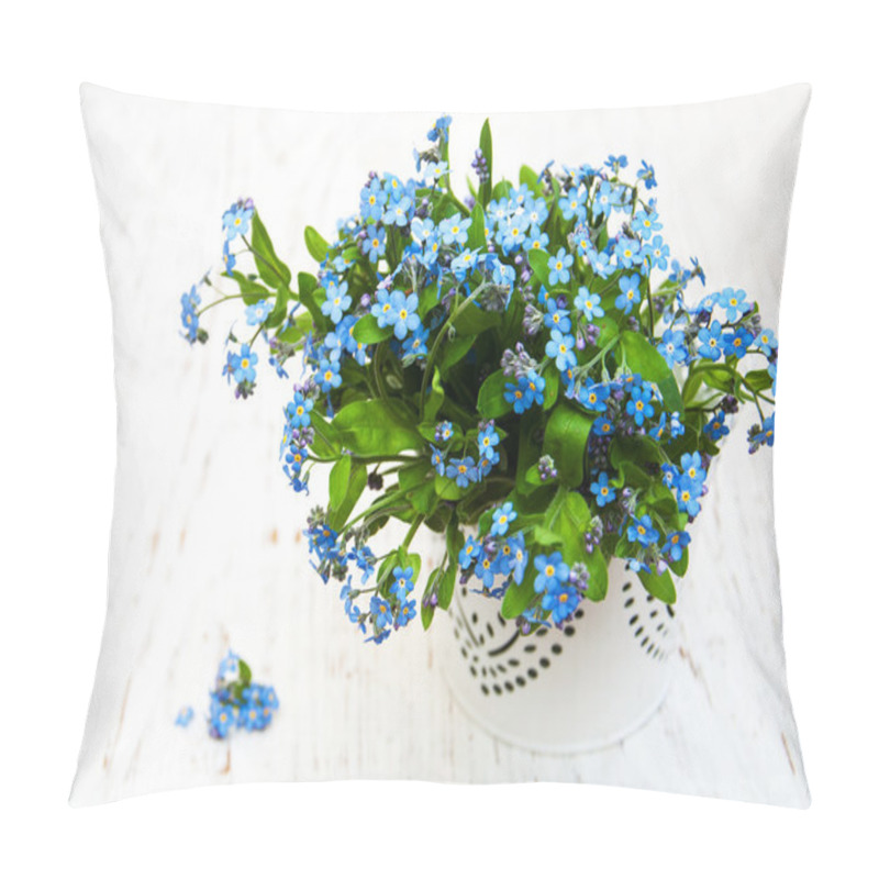 Personality  Forget Me Nots Flowers Pillow Covers