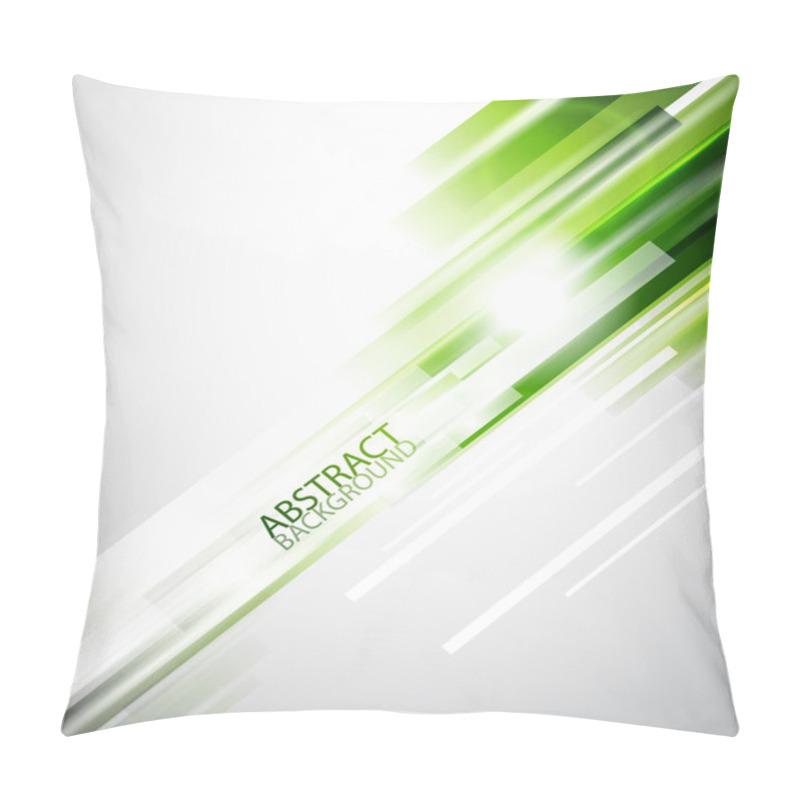 Personality  Abstract Green Lines Background Pillow Covers