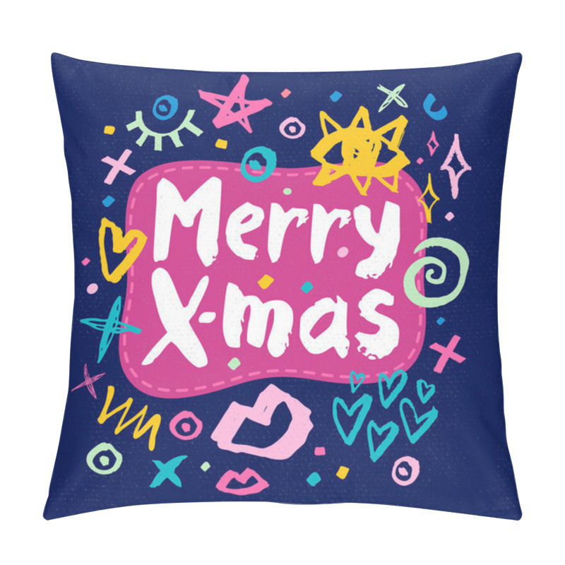 Personality  Merry Christmas. Happy New  Year Pillow Covers