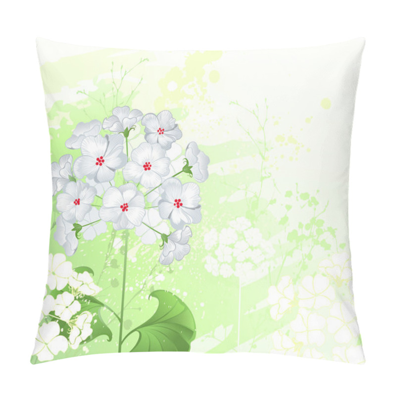 Personality  White Wild Flowers Pillow Covers