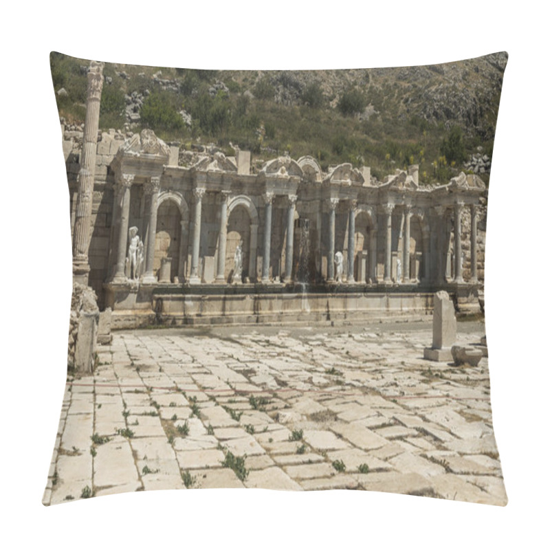 Personality  Antonine Nymphaeum At Sagalassos, Turkey  Pillow Covers